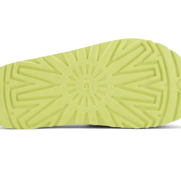 UGG Laton Fur Slide SZ 7 BRAND NEW 💛⭐️🌻🌝 - Picture 9 of 10